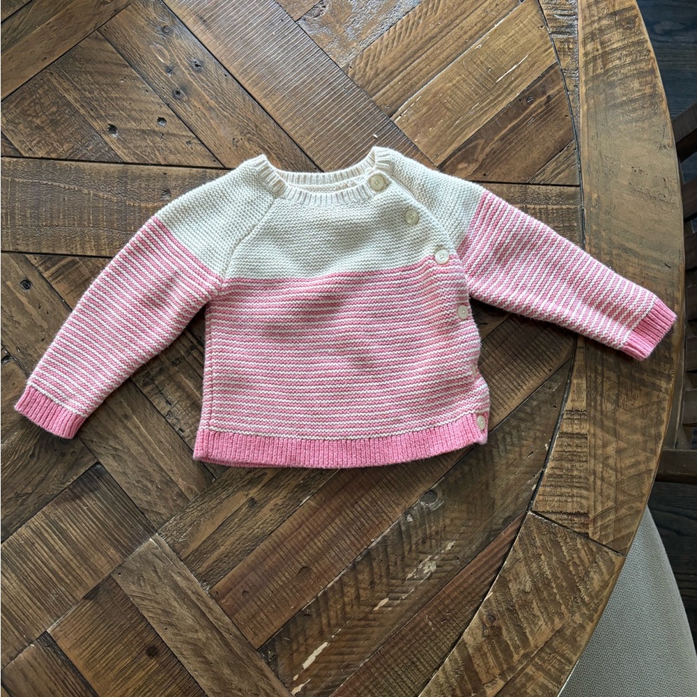 GAP Cream Knit Baby Sweater 12-18 months